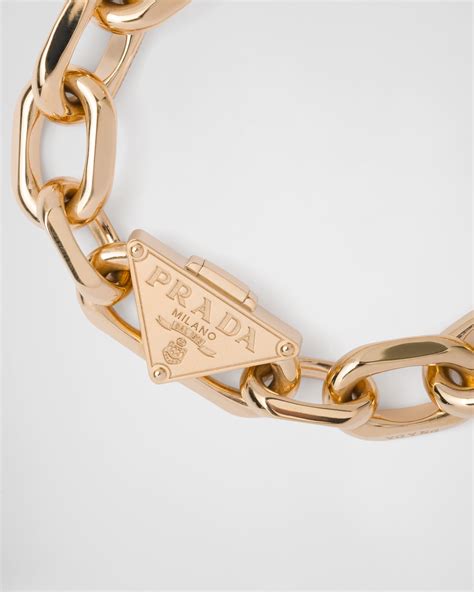 prada chain jewels bracelet.